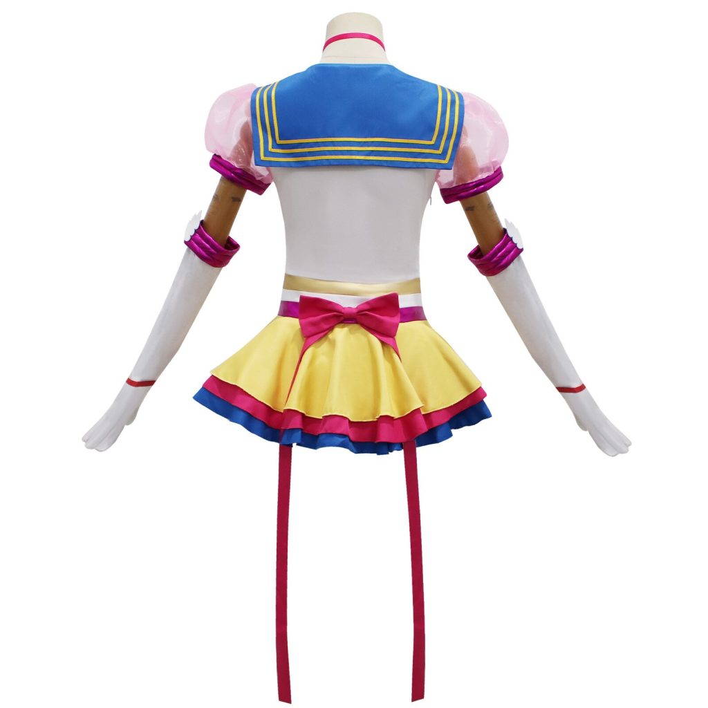 Anime Sailor Moon Cosplay Costume Wig Tsukino Usagi Uniform Dress Yellow Wig Halloween Carnivl Party Outfits 4 - Sailor Moon EU Store