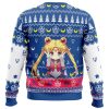 Chibi Usagi Tsukino Sailor Moon Ugly Christmas Sweater BACK mockup - Sailor Moon EU Store