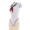 Cute Sailor Moon Cosplay Bodysuit Bow knot Sailor Suit Women Sexy Bodycon Romper Bodysuits Anime School 2 - Sailor Moon EU Store