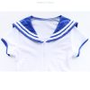 Cute Sailor Moon Cosplay Bodysuit Bow knot Sailor Suit Women Sexy Bodycon Romper Bodysuits Anime School 5 - Sailor Moon EU Store
