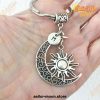 hollow sun and moon keychain crescent 26 english letter 661 - Sailor Moon EU Store