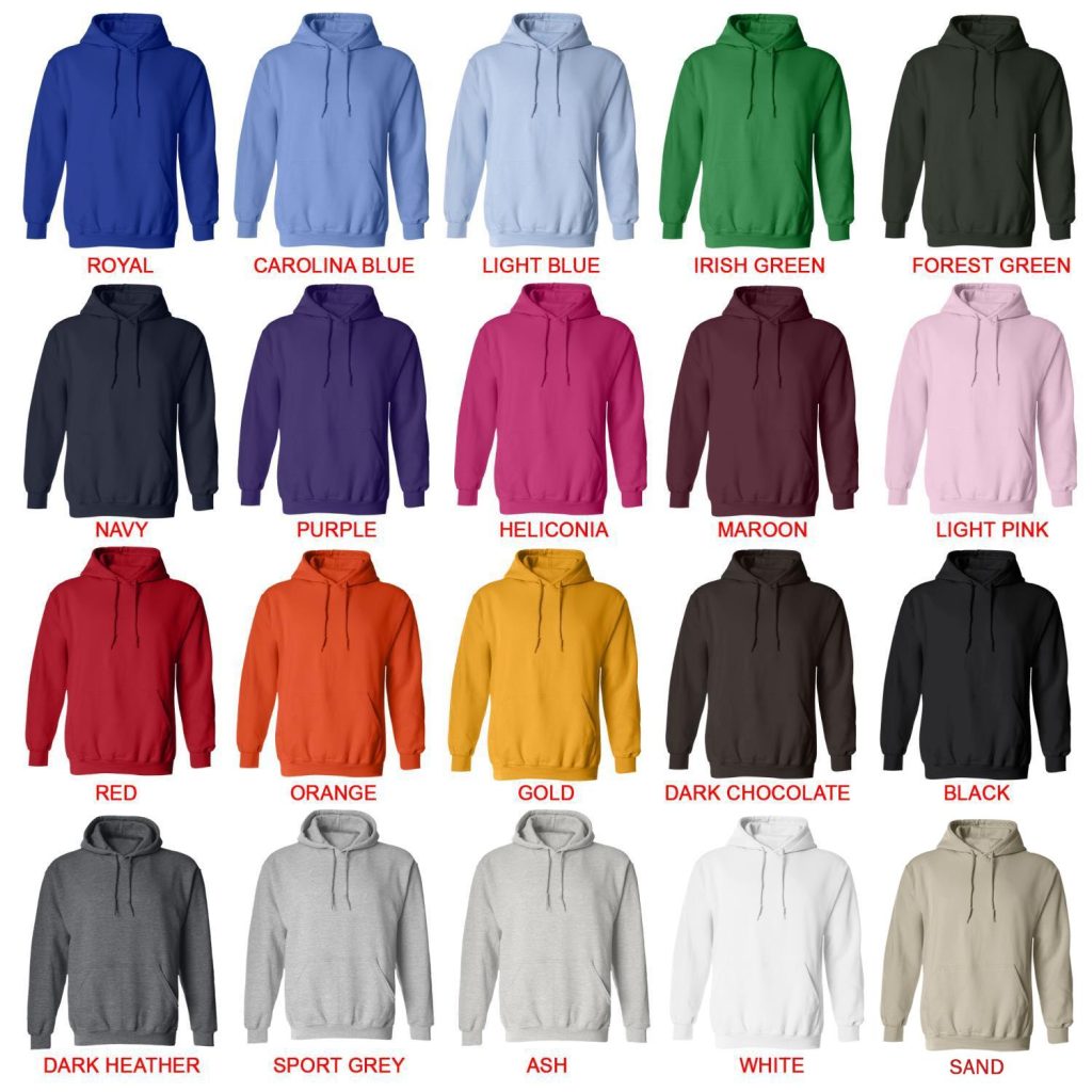 hoodie color chart - Sailor Moon EU Store