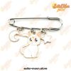 sailor moon luna cat trinket keychain white 2 380 - Sailor Moon EU Store